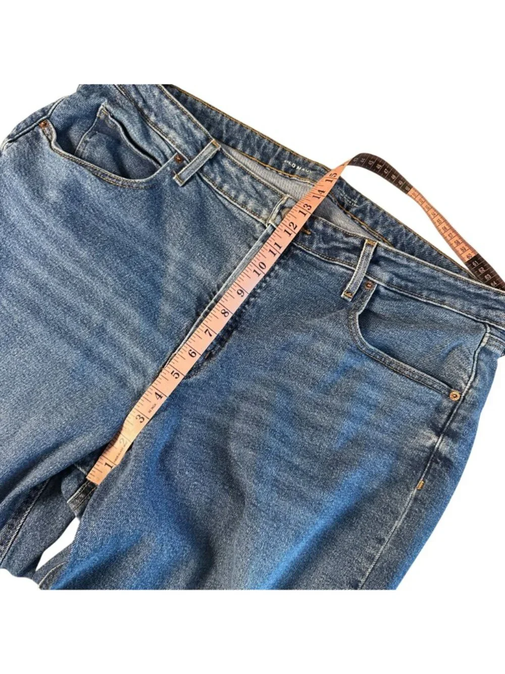 Old Navy Sky-Hi Wide Leg Jeans Plus Size 18 High Rise Medium Wash Stretch